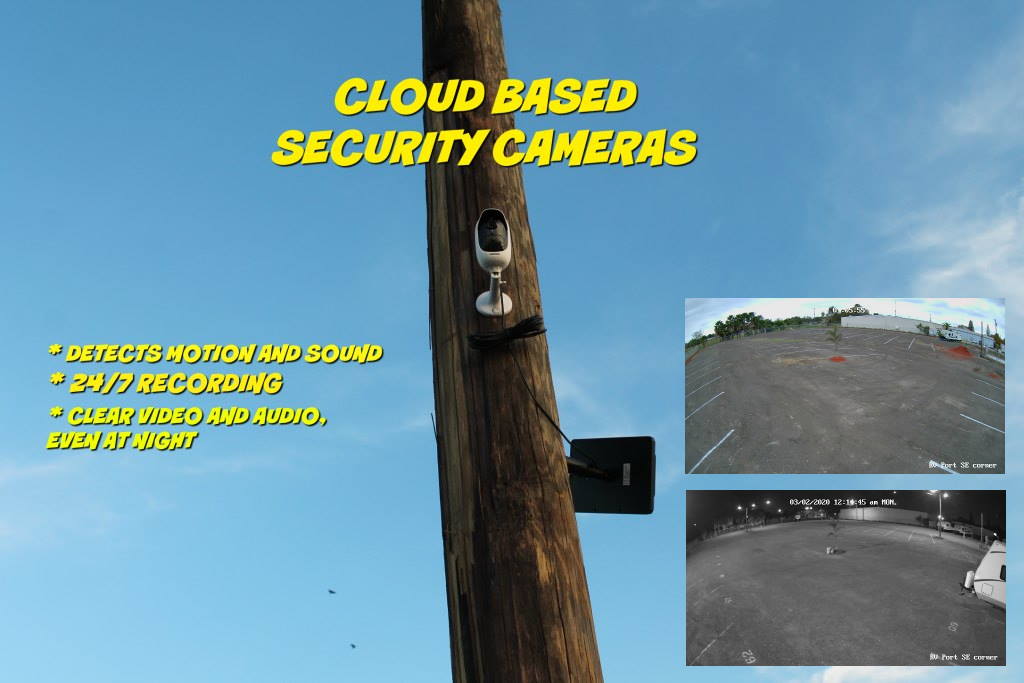 RV Port security cameras